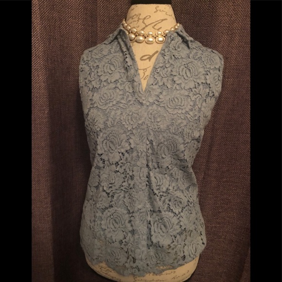 H&M Tops - H&M Medium Lace Sleeveless Blouse